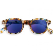 Izipizi - Occhiali da sole ADULTI SUN #C - Colore Izipizi: Blue Tortoise Soft Blue Mirror