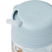Liewood - Borraccia in Tritan con cannuccia Pavia - 280 ml - Colore Liewood: All together / Sandy