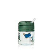 Liewood - Borraccia in Tritan con cannuccia Pavia - 280 ml - Colore Liewood: Dinosaurs / Mist