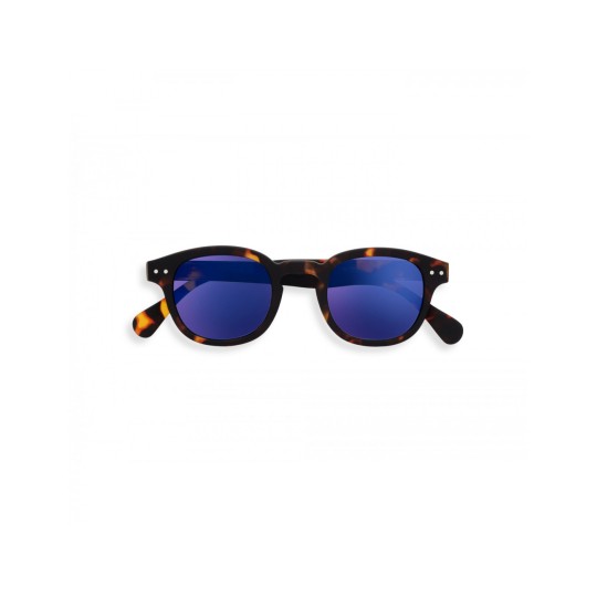 Izipizi - Occhiali da sole ADULTI SUN #C - Colore Izipizi: Tortoise Soft Blue Mirror