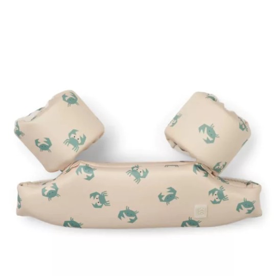 Liewood - Salvagente a cintura Darko - Taglia: 11-19 Kg, Colore Liewood: Crab / Sandy