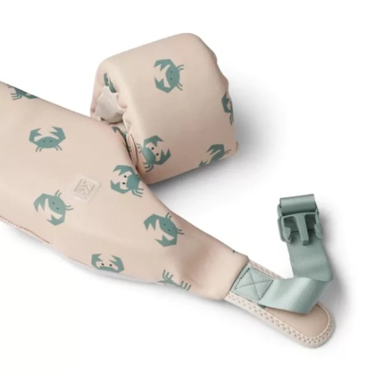 Liewood - Salvagente a cintura Darko - Taglia: 11-19 Kg, Colore Liewood: Crab / Sandy