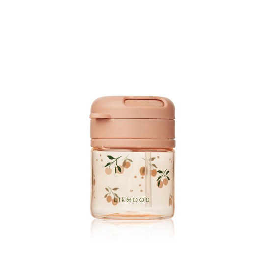 Liewood - Borraccia in Tritan con cannuccia Pavia - 280 ml - Colore Liewood: Peach / Sea Shell