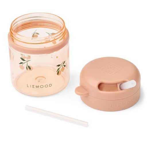 Liewood - Borraccia in Tritan con cannuccia Pavia - 280 ml - Colore Liewood: Peach / Sea Shell