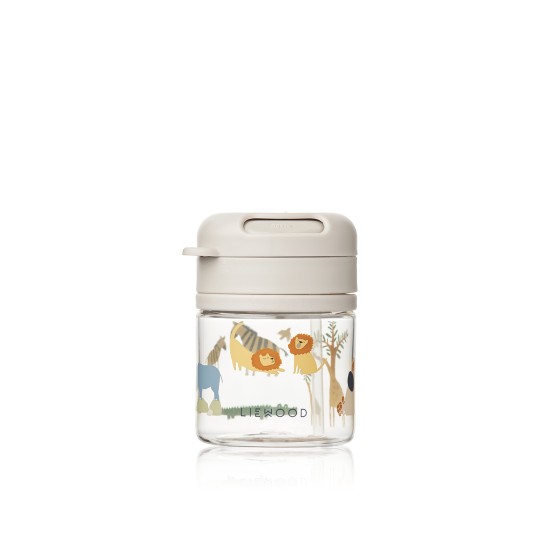 Liewood - Borraccia in Tritan con cannuccia Pavia - 280 ml - Colore Liewood: All together / Sandy