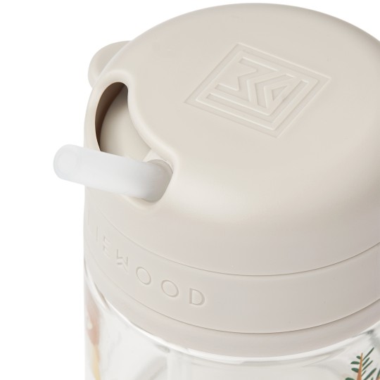 Liewood - Borraccia in Tritan con cannuccia Pavia - 280 ml - Colore Liewood: All together / Sandy