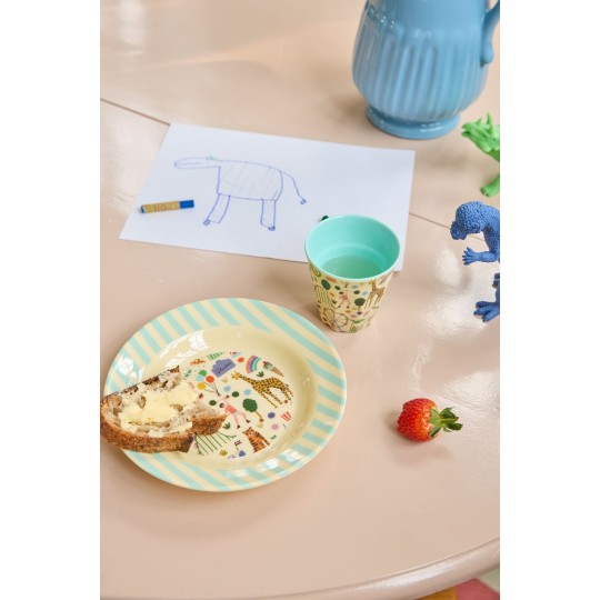 Rice - Ciotola per bambini Fun Fair - Colore Rice: Menta