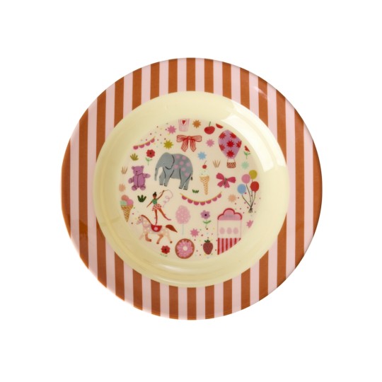 Rice - Ciotola per bambini Fun Fair - Colore Rice: Rosa
