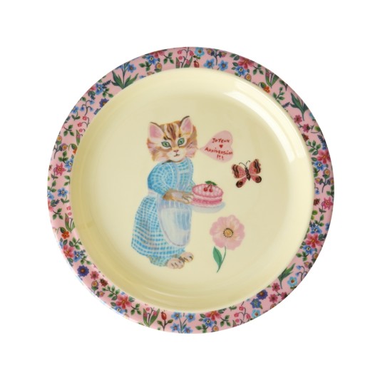 Rice - Piatto per bambini Nathalie Tèté - Colore Rice: Rosa