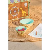 Rice - Ciotola piccola per bambini - Fun Fair Print - Colore Rice: Menta