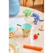 Rice - Bicchiere medio per bambini - Fun Fair Print - Colore Rice: Menta