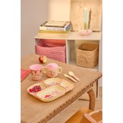 Rice - Bicchiere medio per bambini - Fun Fair Print - Colore Rice: Rosa