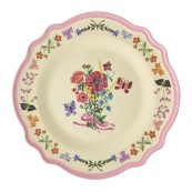 Rice - Piatto piano Vintage - Nathalie Lété Print - Colore Rice: Rosa