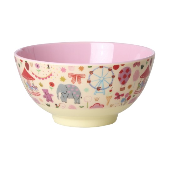 Rice - Ciotola media per bambini - Fun Fair - Colore Rice: Menta
