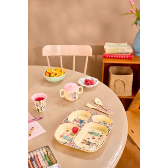 Rice - Piatto con 4 scomparti per bambini - Nathalie Lété
