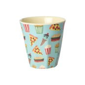 Rice - Bicchiere piccolo Fun Fair Print - Colore Rice: Pizza