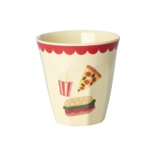 Rice - Bicchiere piccolo Fun Fair Print - Colore Rice: Hot Dog