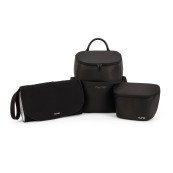 Nuna - Borsa zaino Essential Bag - con fasciatoio e organizer - Colore Nuna: Caviar