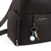 Nuna - Borsa zaino Essential Bag - con fasciatoio e organizer - Colore Nuna: Caviar