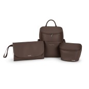 Nuna - Borsa zaino Essential Bag - con fasciatoio e organizer - Colore Nuna: Cocoa