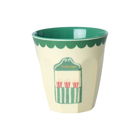 Rice - Bicchiere piccolo Fun Fair Print - Colore Rice: Pop Corn