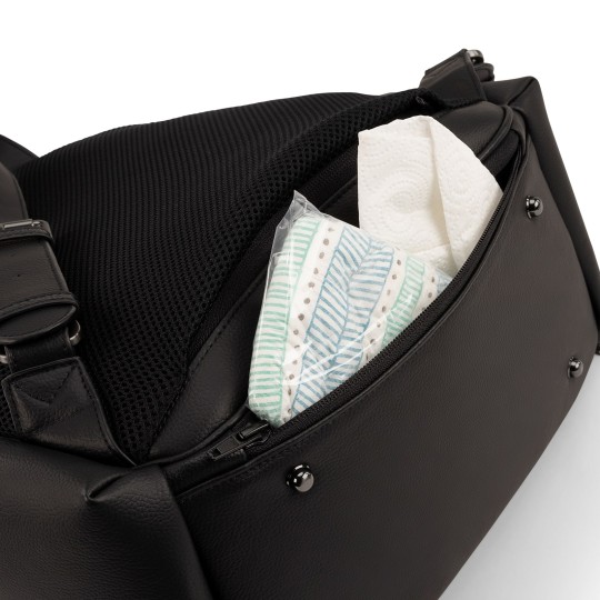 Nuna - Borsa zaino Essential Bag - con fasciatoio e organizer - Colore Nuna: Caviar