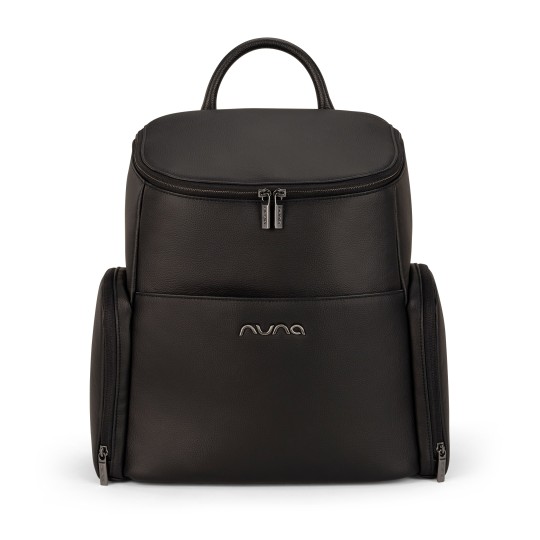 Nuna - Borsa zaino Essential Bag - con fasciatoio e organizer - Colore Nuna: Caviar