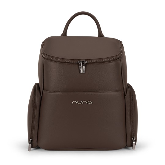 Nuna - Borsa zaino Essential Bag - con fasciatoio e organizer - Colore Nuna: Cocoa
