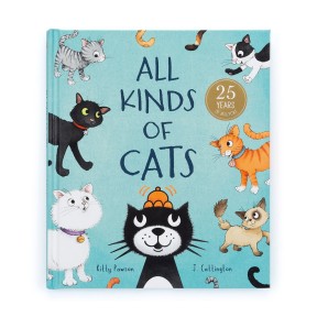 Jellycat - Libro in inglese - All Kids of Cats Book