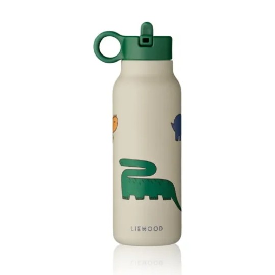 Liewood - Bottiglia termica Falk in acciaio - 350 ml - Colore Liewood: Dinosaurs / Mist