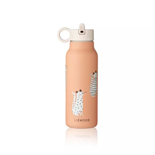Liewood - Bottiglia termica Falk in acciaio - 350 ml - Colore Liewood: Cat / Tuscany Rose