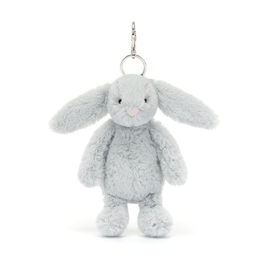Jellycat - Ciondolo portachiavi Coniglio argentato