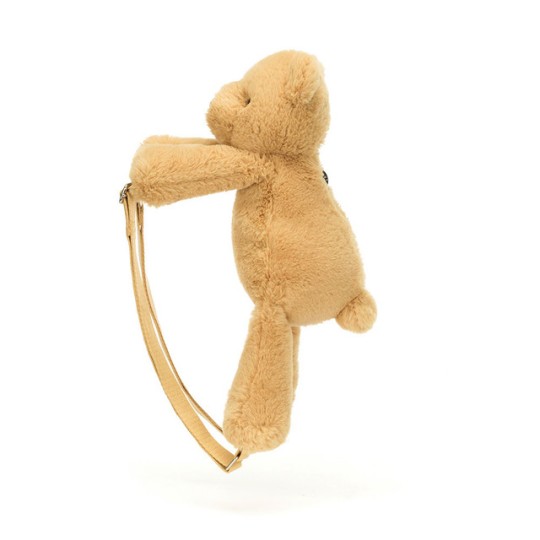Jellycat - Zaino a peluche Orso Smudge