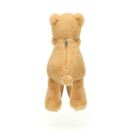 Jellycat - Zaino a peluche Orso Smudge