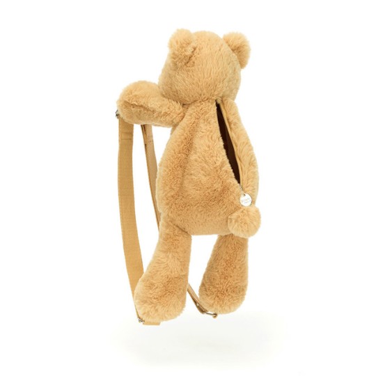 Jellycat - Zaino a peluche Orso Smudge