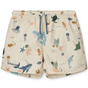 Liewood - Pantaloncini da bagno Liewood Aiden - Protezione U - Sea Creature - Taglia: 98CM