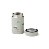 Liewood - Thermos Pappa Nadja 250 ml - Colore Liewood: Vehicles / Dove Blue