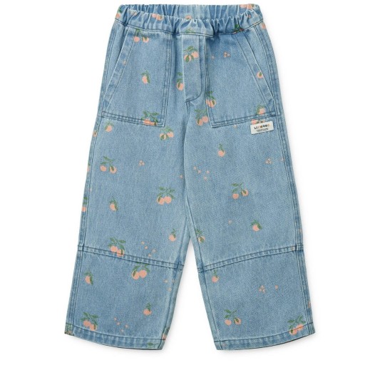 Liewood - Pantaloni in Denim Cesar a Gamba Larga - Taglia: 110 CM