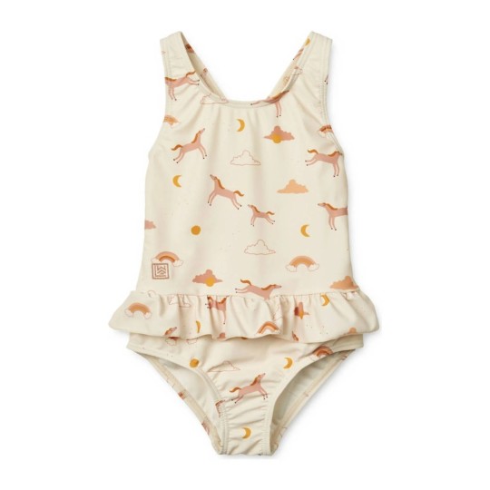 Liewood - Costume da Bagno Amara- Dream/Ecru - Taglia: 86CM