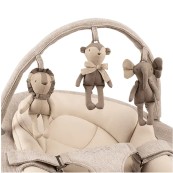 Nuna - sdraietta reclinabile Leaf Grow con arco giochi - Colore Nuna: Cloud