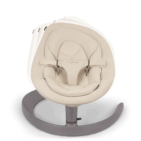 Nuna - sdraietta reclinabile Leaf Grow con arco giochi - Colore Nuna: Cloud