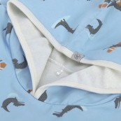 Lässig - Poncho e telo da spiaggia Reversibile - Colori Lässig: Crocodile Sky Blue