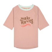 Lässig - Maglia manica corta Protezione UPF 50+ tg.L (12-18 mesi) - Colori Lässig: Make Waves Peach