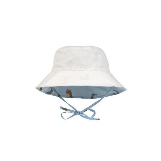 Lässig - Cappello Reversibile 50+UV tg. M (6-18 mesi) - Colori Lässig: Crocodile Sky Blue