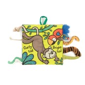 Jellycat - Libro morbido per neonati Jungly tails Book