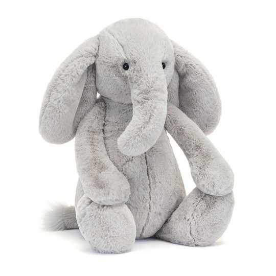 Jellycat - Peluche morbido Luxe Elefante Thuddeus - Taglie Jellycat: L