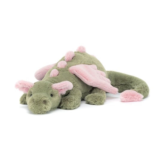 Jellycat - Peluche morbido Drago Malachy