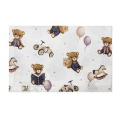 Nannafrufru - Mussola 90x70cm - 100% bamboo - Colore Nannafrufrù: Teddy