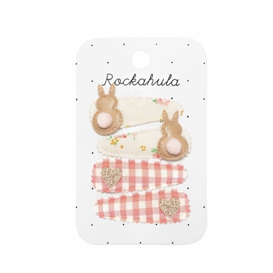 Rockahula Kids - Fermagli per capelli Bunny Blossom