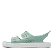 Boatilus - Ciabatte da spiaggia in gomma Irky Veg - Colore Boatilus: Pastel Green White, Taglia Boatilus: 26/27